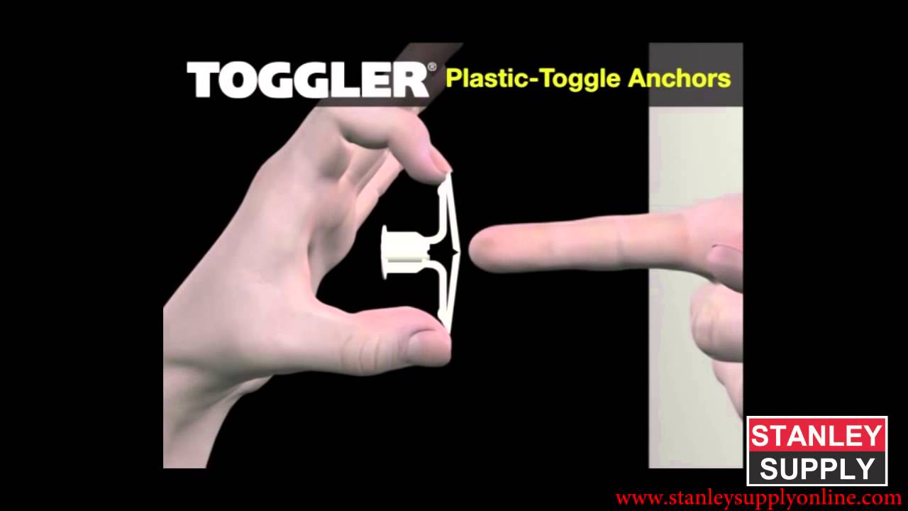 How to Install Toggler Plastic Anchor YouTube
