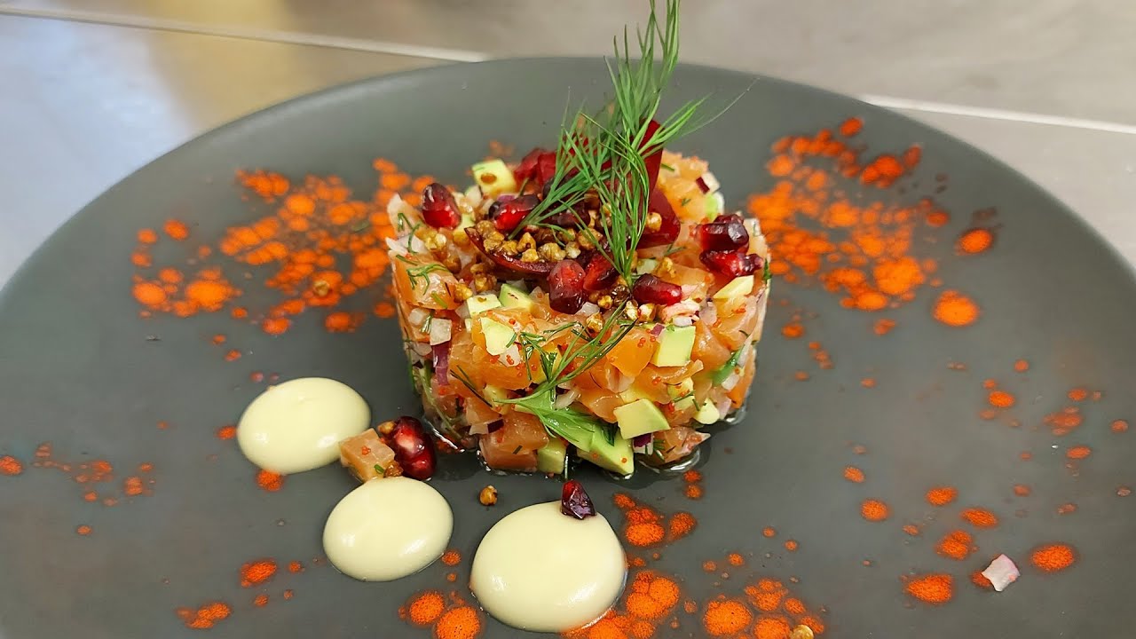 Tatar z łososia - przepis Mateusza Pietranika z Supraśla