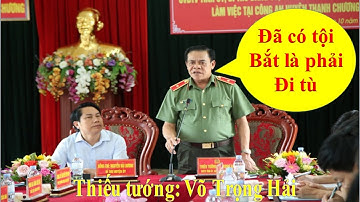 TIỂU SỬ Thiếu Tướng Võ Trọng Hải -  Tân Giám đốc Công an tỉnh Nghệ An