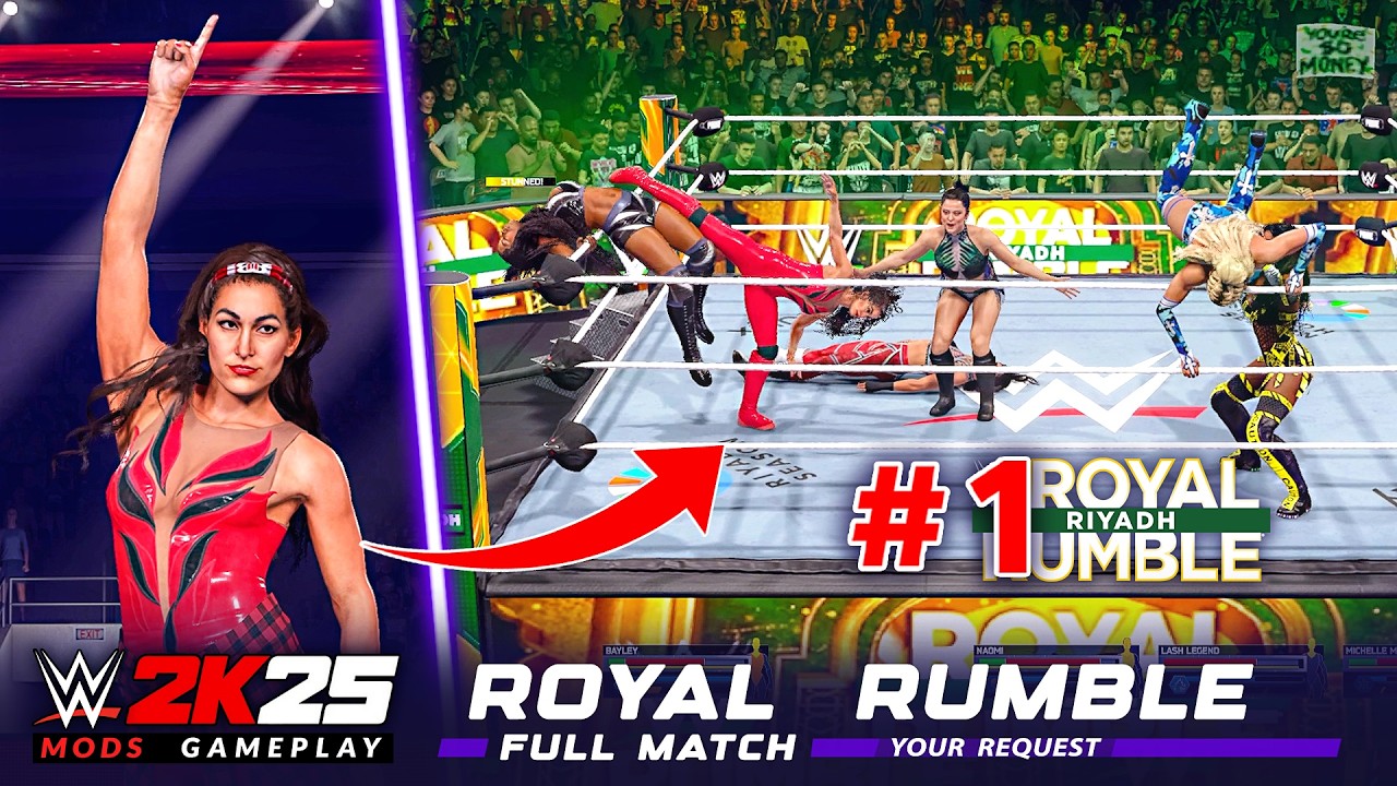 Абсолютная аутсайдерша! 🏆 Бри Белла побеждает в женском Королевском бою, занимая первое место! [П...