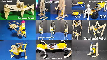 10 multiple video-Walking Robot DC Gear Motor  | Diy Experiment Gear Projects With Mr Ahmad