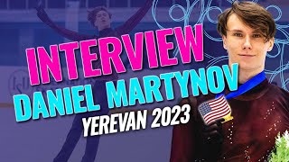 Junior Men Winner Interview | Daniel Martynov (USA) | Yerevan 2023 | #JGPFigure
