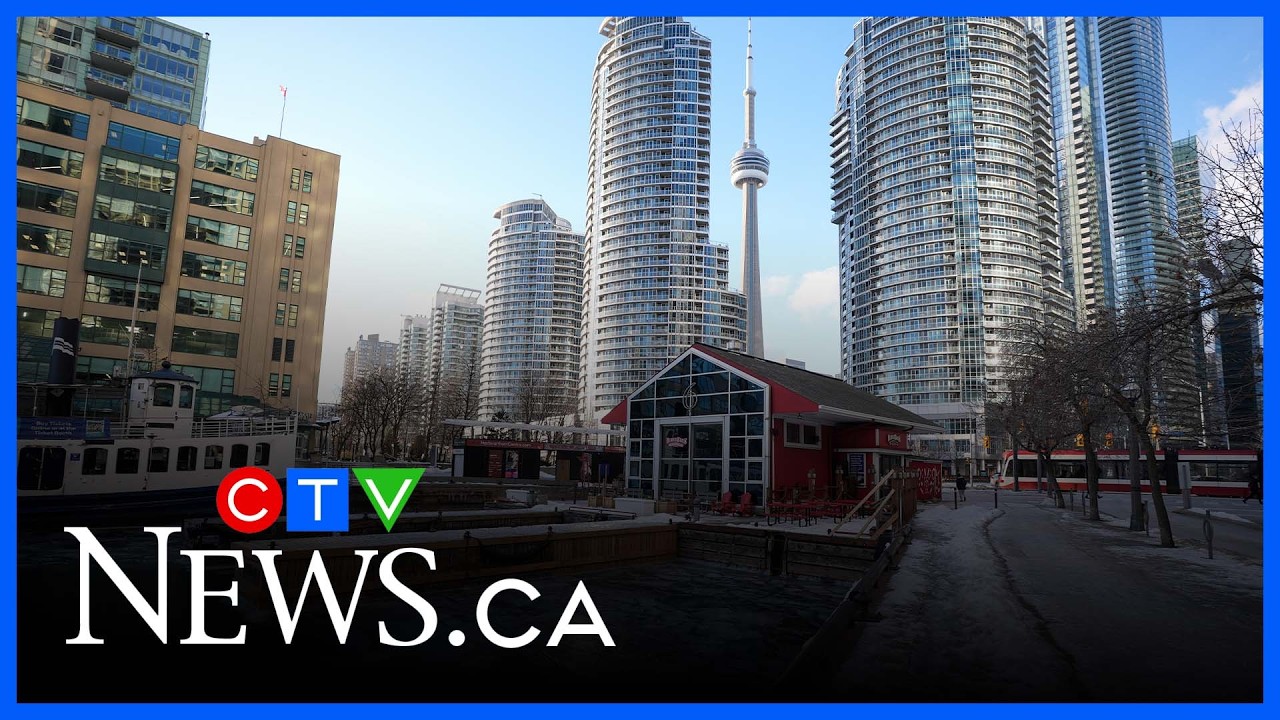 Both sunny weather and snowy conditions across Canada