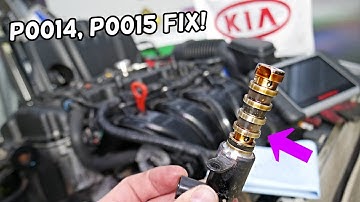 CODE P0014 P0015 CAMSHAFT POSITION KIA SORENTO, KIA SPORTAGE CHECK ENGINE LIGHT ON