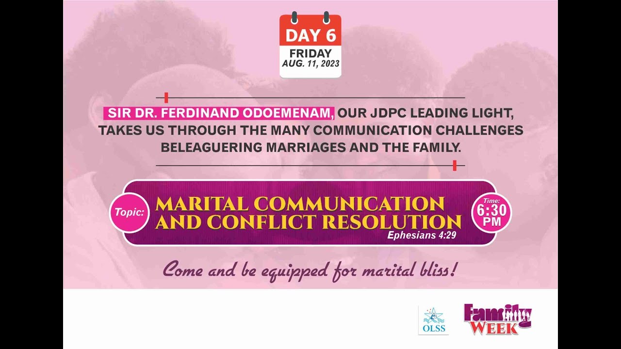 FAMILY WEEK 2023 Day5 Strengthening Family Love Amidst the Challenging