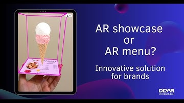 AR showcase or AR menu? Use AR for restaurant menus!
