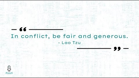 Conflict Management - Lesson 1