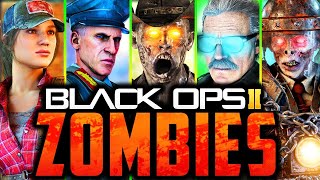 ALL BLACK OPS 2 ZOMBIES EASTER EGGS!! [RICHTOFEN PB!!] (Speedrun!!) (Call of Duty: BO2 Zombies)
