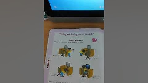 starting up and shutting down computer 1