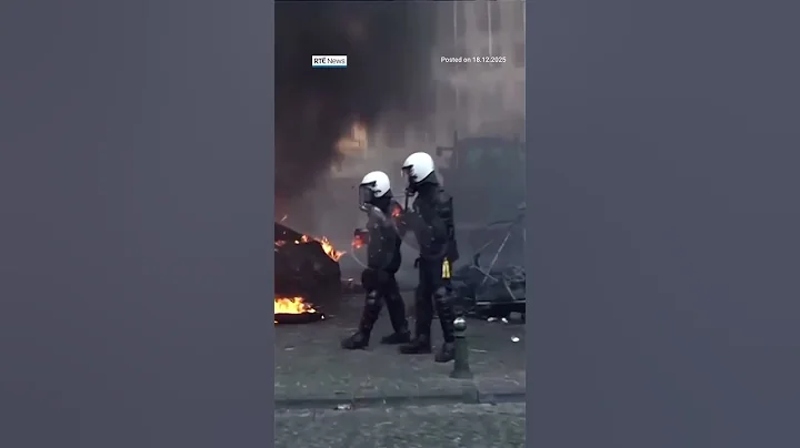 Police and protesters clash in Brussels as farmers’ protest escalates