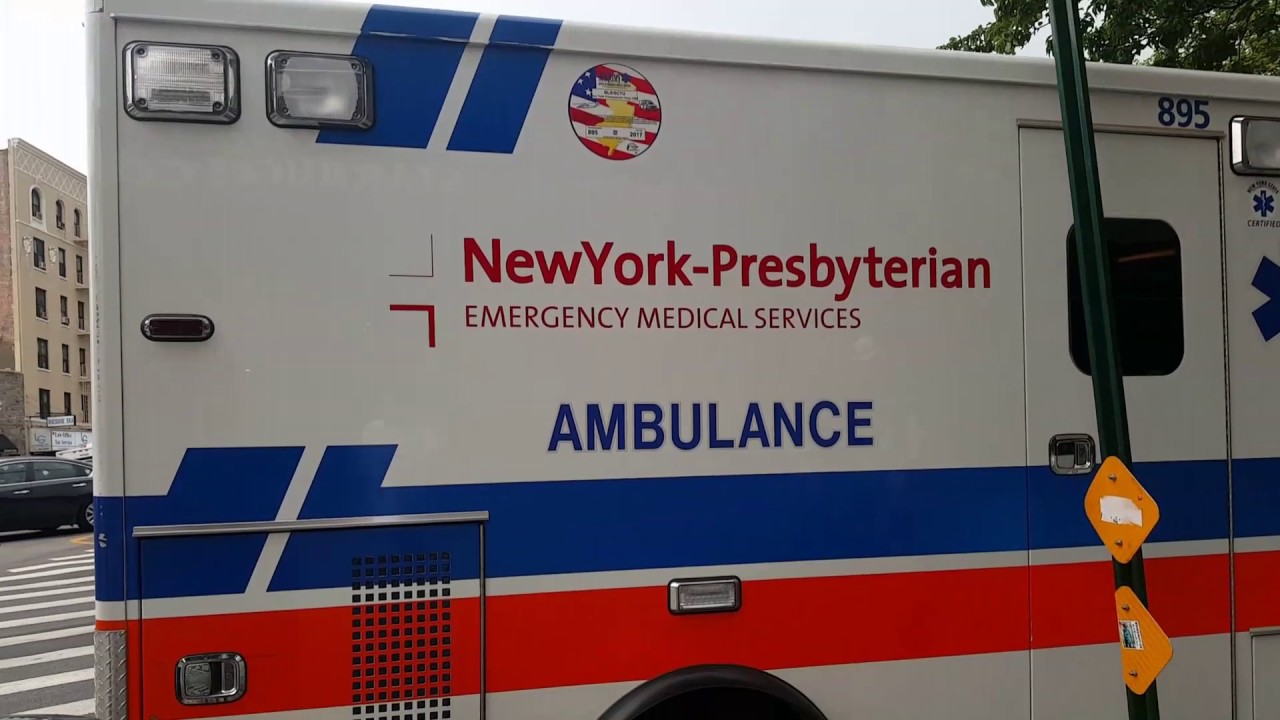 ambulance New York presbyterian no light no Siren YouTube