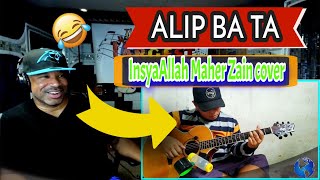 ALIP BA TA  InsyaAllah   Maher Zain cover (Fingerstyle) - Producer Reaction