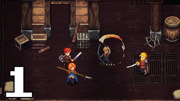 Chained Echoes Demo Gameplay - part 1 of 4 - a Turn-Based RPG with mechs!