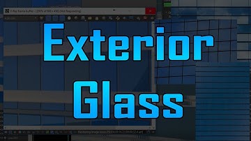 Exteriors Glass Material Without plugin in 3dsmax too easy tutorial