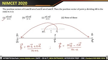 Question #34 - NIMCET 2020 | Previous Year NIMCET Question Paper Solution | NITbits NIMCET Coaching