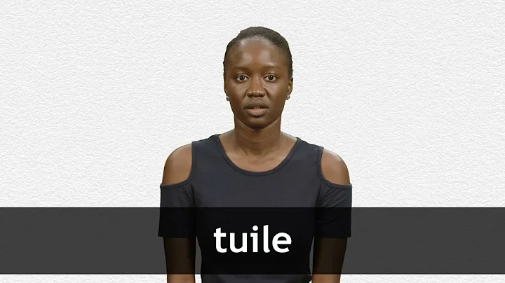 How to pronounce TUILE in French