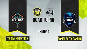 CS:GO - Team Heretics vs. Complexity Gaming [Nuke] Map 1 - ESL One Road to Rio - Group A - EU