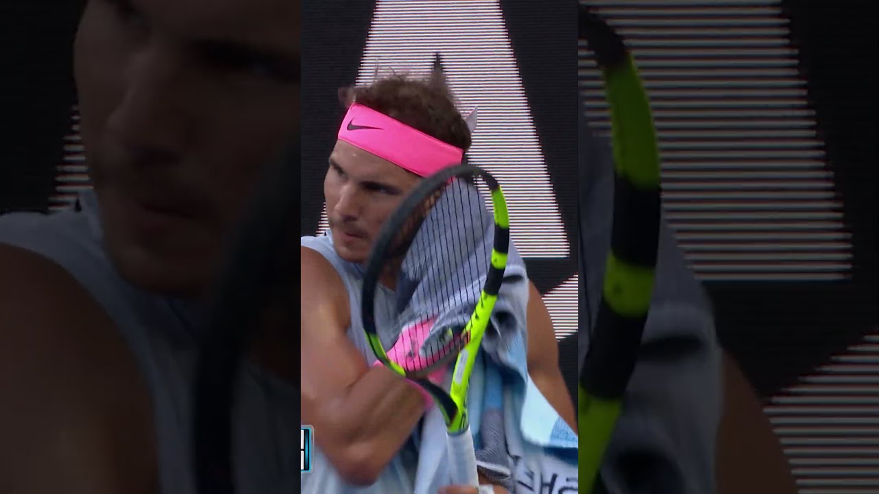 Nadal just CAN'T HELP IT! 💪