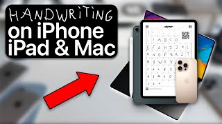 Transform your OWN Handwriting into iPhone, iPad or Mac Font! screenshot 1