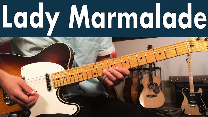 Lady Marmalade Guitar version - Guitar performance video thumbnail