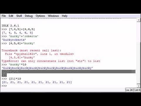 Python Programming Tutorial 11 - Editing Sequences