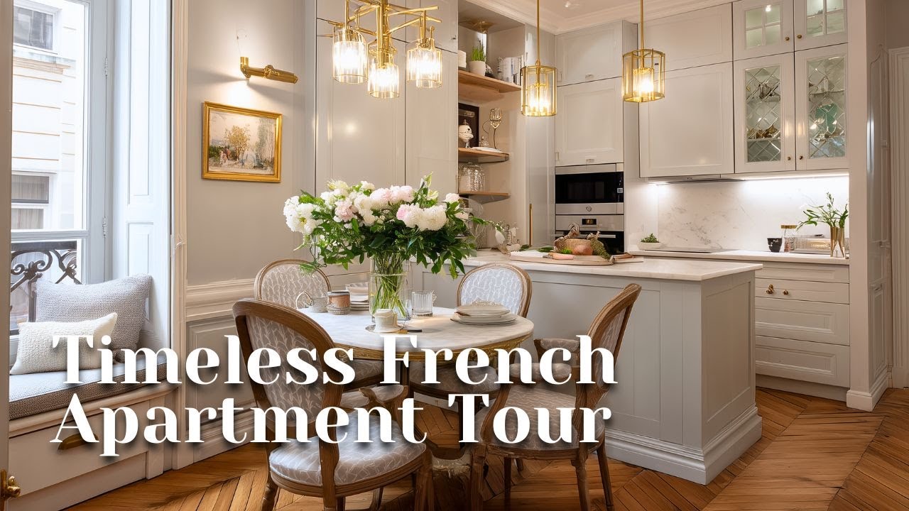 Timeless French Apartment Tour | Elegant Parisian Interior Design ...