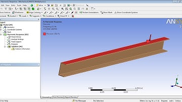 Ansys Workbench Harmonic Response C  section