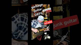 DEFIL guitar made in Poland 70s - garbage guitar #classic #guitar #poland #junk #garbage #retro