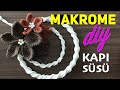 Makrome Kapı Süsü - Makrome Çiçek Yapımı - Macrame Door Ornament