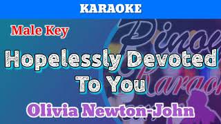 Video thumbnail of "Hopelessly Devoted To You by Olivie Newton-John (Karaoke : Male Key)"