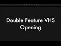 Double Feature VHS Opening 2 Tapes I Got Today