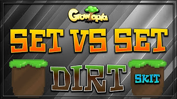 Growtopia - Set Vs Set (Dirt Challenge) (Skit)