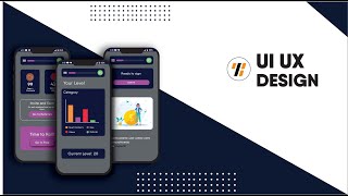 How to design mobile app | Ui Ux design | adobe illustrator | screenshot 3
