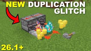 NEW! Infinite Item Duplication Glitch Minecraft Bedrock v26.10+! (Easy Survival) screenshot 1