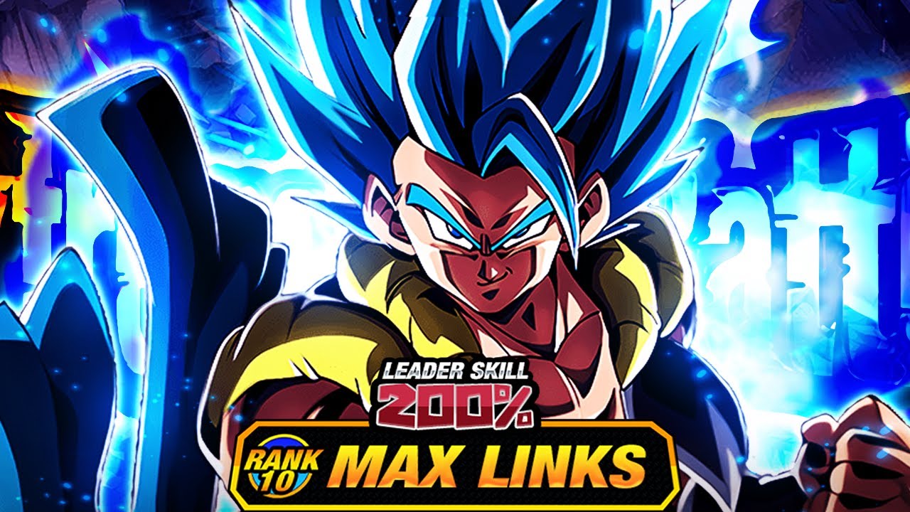 STRONGEST EZA EVER!!!! LEVEL 10 LINKS 100% EZA LR STR GOGETA BLUE! (DBZ:  Dokkan Battle) 