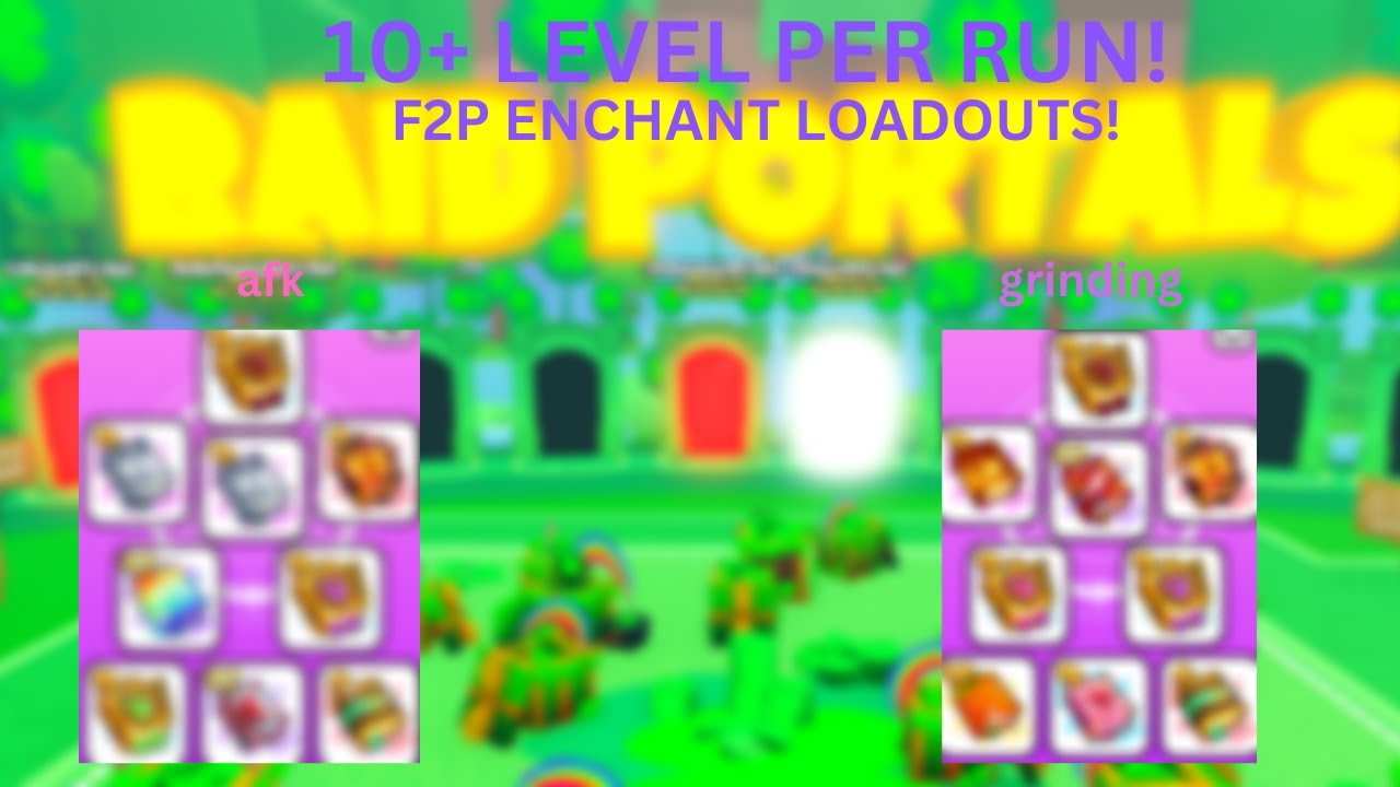 *PETSIMULATOR 99* The best enchant loadout to MAX YOUR raid level fast ...