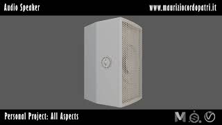 3d Model - Audio Speaker screenshot 5