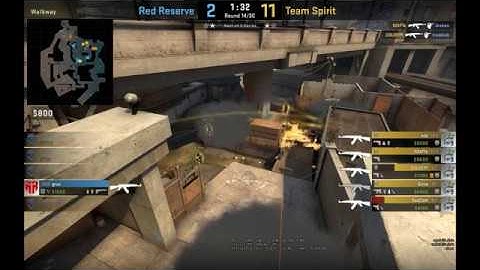 CSGO - Team Spirit Overpass Fast B Execute - Strategy Breakdown