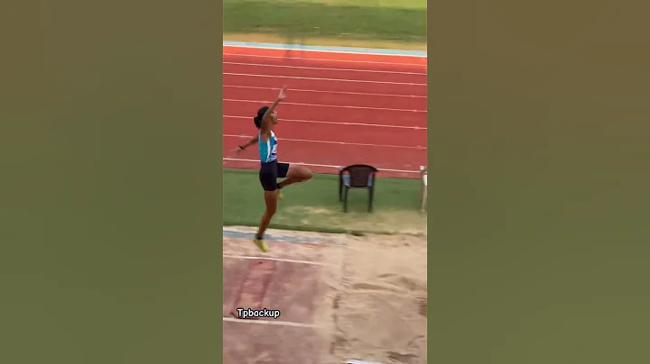 Long jump girl khelo India University games