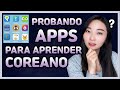 Coreana probando APPS PARA APRENDER COREANO! | Mi Coreana