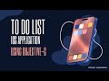 To Do List iOS application || Using Objective-C