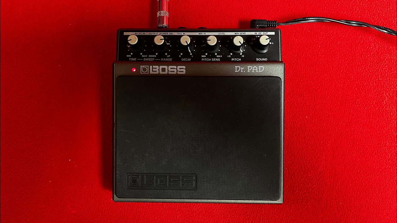 BOSS DR. PAD DRP-1 - Vintage Digital Drum Pad | DEMO - YouTube