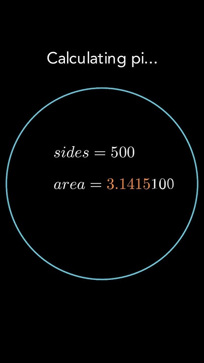 Calculating pi... #shorts - YouTube