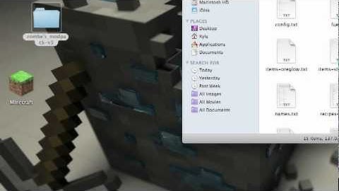 Minecraft How To Install Zombe Mod Pack For 1.0.0 (Mac)