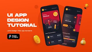 UI App Design Tutorial | Banking App | Figma Design