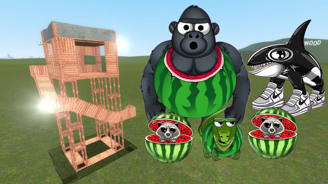 AlI Italian Brainrot Bosses Vs Towers In Garry's Mod - Part 6