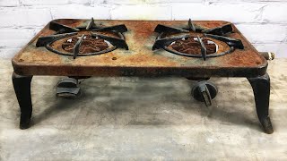 Table Top Propane Camping Stove Restoration Video