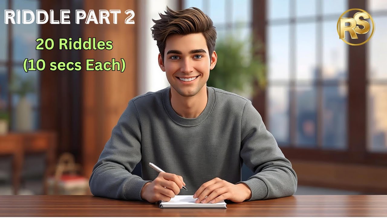 S. Second Riddle 20 Second Riddles Game #2 — Think Faster or Lose! - YouTube