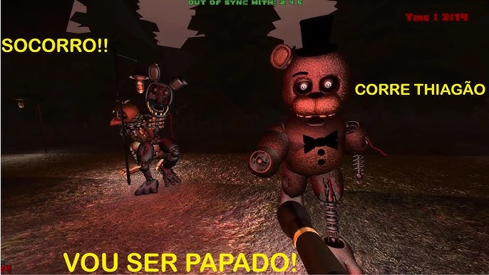 FNAF MULTIPLAYER! THE JOY OF CREATION DOOM! FNAF TJOC JOGANDO COM MEUS  AMIGOS - NOITE 4 (Gameplay) 