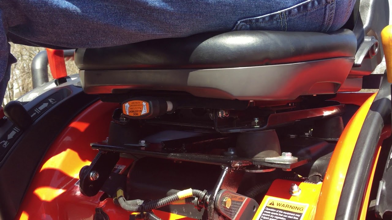 Kubota BX Custom Seat Suspension YouTube